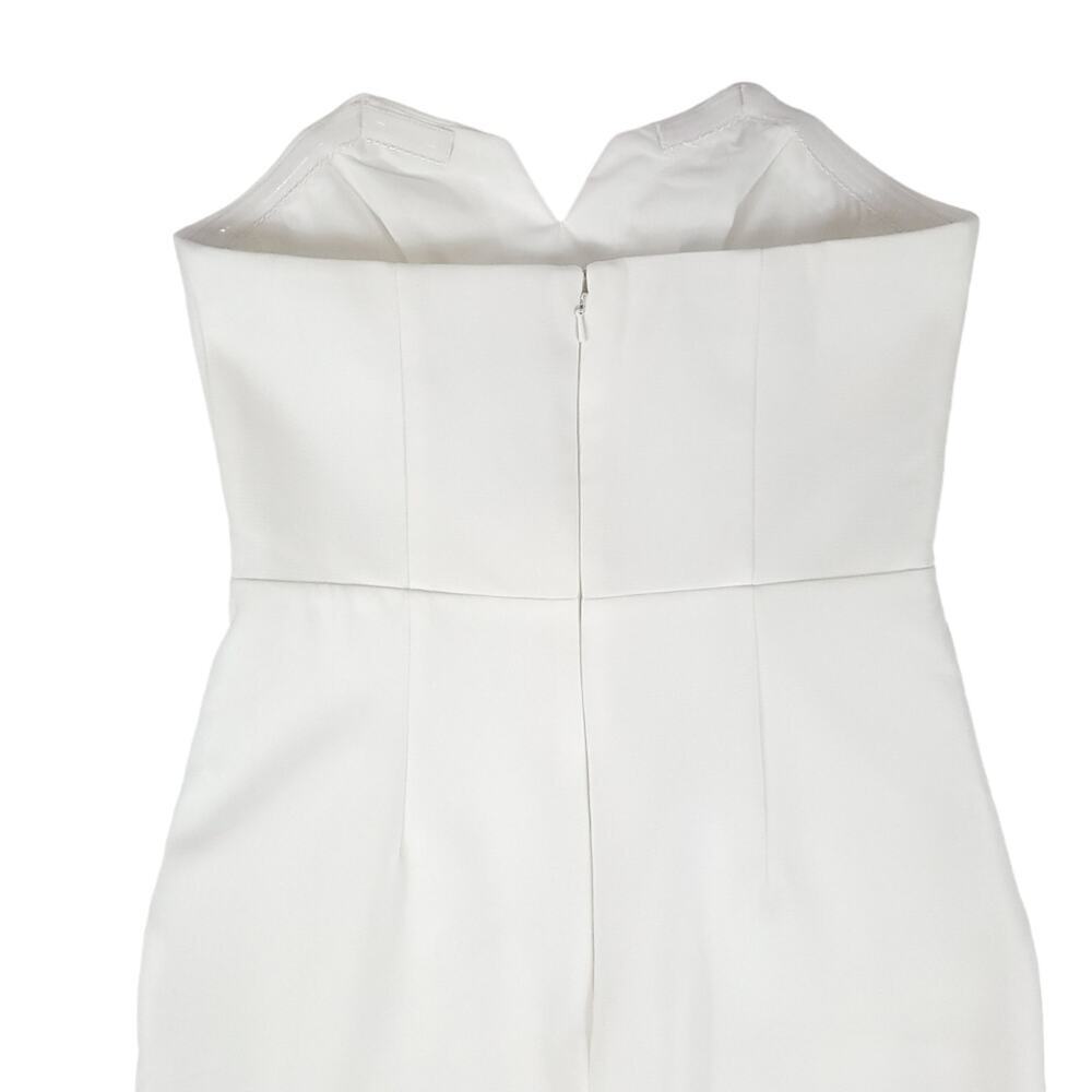 Lumier by Bariano Bodycon Mini Dress White Strapless - Picture 9 of 15